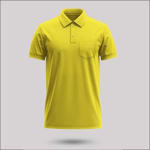 Camiseta Deportiva de Manga Corta para Hombre, Talla Grande, 100% Algodón de Primera Calidad, con Bolsillo y Logotipo en la Espalda, Antiarrugas - Product Image 5