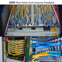 Cordon de raccordement optique monomode Zisa SC/APC-SC/UPC à fibre optique monobrin 1m 2m 3m 5m 10m 15m 20m