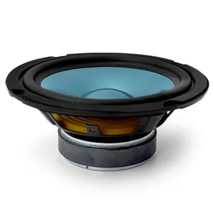 Nouveau haut-parleur de caisson de basses bleu personnalisable de 6.5 pouces, haut-parleur de caisson de basses de voiture Spl