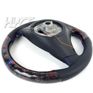 Volante de Fibra de Carbono Forjada con LED RPM para Accesorios Interiores de Coche <span class=keywords><strong>BMW</strong></span> E92 E90 E93 M3 E84 E87 320 325 330 335 - Product Image 4