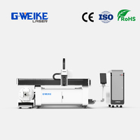 Máquina de corte láser de fibra de tubo y placa de Metal con dispositivo rotativo