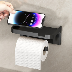 Support mural minimaliste pour <span class=keywords><strong>papier</strong></span> <span class=keywords><strong>toilette</strong></span> et porte-serviettes en plastique, idéal pour la maison - Vente transfrontalière à succès - Product Image 4