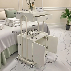 Carrito Especial para Salón de Belleza, Carrito Móvil de Peluquería de Lujo, Estante de Almacenamiento de Herramientas, Carrito de Almacenamiento para Peluquería, Uñas y Salón de Belleza - Product Image 3