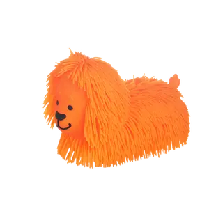 Sıcak satış patent saklıdır Puffer Shaggy gür aslan oyuncaklar top parlayan hayvan yanıp sönen stres oyuncakları çocuklar için