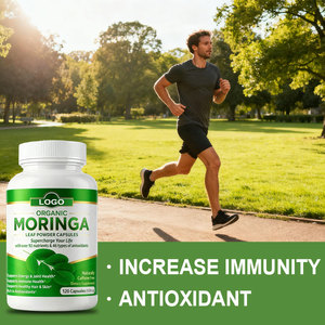 Yüksek Saflıkta Doğal Bitkisel Takviyeler Organik <span class=keywords><strong>Moringa</strong></span> Kapsülleri Yetişkinler İçin Antioksidan Faydaları Artırıcı OEM/ODM Desteği - Product Image 2