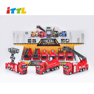 ITTL mayorista 1:38 Die Cast Metal hormigonera camión tirar hacia atrás coche <span class=keywords><strong>de</strong></span> juguete - Product Image 2