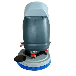 เครื่องขัดพื้นแบบเดินตาม ขนาด 21 นิ้ว สำหรับงานอุตสาหกรรมและพาณิชย์ ใช้พลังงานแบตเตอรี่ เหมาะสำหรับทำความสะอาดพื้นคลังสินค้า - Product Image 1