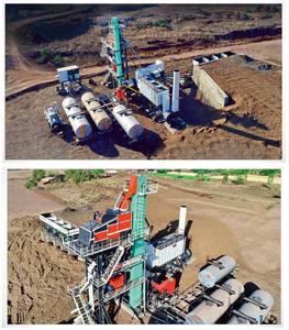 Planta Mezcladora de Asfalto Tipo Batido en Caliente KESAR con Bomba de Motor PLC de Alta Eficiencia 380V, Maquinaria de Construcción de Carreteras, Asfalto de Calidad - Product Image 2