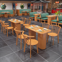 Restaurant chinois moderne Chinatown Hot Pot Noodle Shop Thé Restaurant Table Chaise Ensemble Canapé Stand Salon Commercial