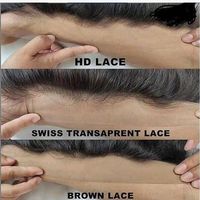 Lace Frontal Transparent Hd 13x6, Closure frontale Hd transparente Super fine, Film Frontal Hd brut
