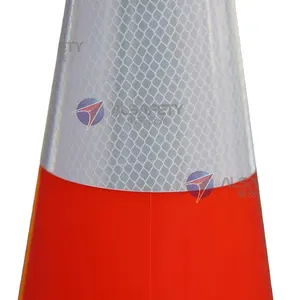 China Supplier Cheap Reflective Materials Sticker PE Traffic Cone Sign For Road Cone