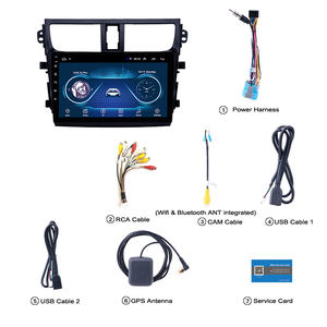 Wanqi 9 pouces lecteur DVD de voiture Android 15 Radio vidéo stéréo Gps Navigation pour <span class=keywords><strong>Suzuki</strong></span> <span class=keywords><strong>Celerio</strong></span>/Cultus 2015-2018 système multimédia - Product Image 5