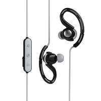Earphone Bluetooth Stereo Desain Baru dengan Baterai Ganda, Headset Neckband In-Ear dengan Mikrofon