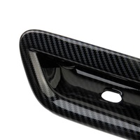 Garniture de poignée de porte extérieure 4 portes style fibre de carbone ABS, couvercle en fibre de carbone pour accessoires Dodge Charger 2026