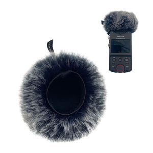 ที่คลุมไมโครโฟนขนสัตว์เทียมกลางแจ้งลายตั๊กแตนตำข้าวฟ้าที่คลุมกระจกบังลมโล่สำหรับทัสแคม DR07 DR40X X6ตัวกรองป๊อป X8 - Product Image 5