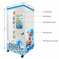 Distribuez des collations et des boissons via des distributeurs automatiques avec intégration SDK et gestion des stocks pour les petites entreprises