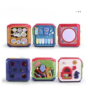 Juguete Sensorial Ecológico, Juguetes para Niñas, Cubo Interactivo para Bebés, Juego de Regalo de Juguetes Educativos Personalizados para Bebés - Product Image 5