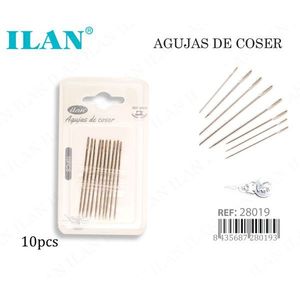 Aghi da cucito Ilan 10 pezzi con occhiello dorato per cucito a mano - Product Image 1