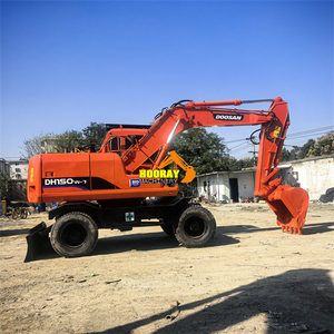 Used Doosan DH150W-7 Wheel Excavator 14.7 Ton Good Condition Low Hours Engine & Gearbox Included for Construction & Mining - Product Image 3