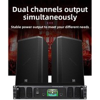 Amplificateur de puissance professionnel 4.0 canaux pour scène, mariage, KTV, post-amplificateur haute fidélité en métal pour l'international