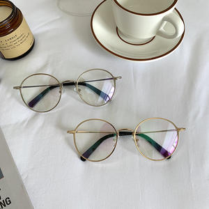 Qianai – montures de lunettes rondes, monture complète, anti-uv, anti-lumière bleue, lentilles en ac unisexe pour un usage quotidien - Product Image 5