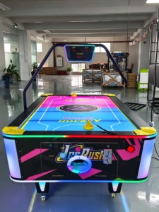 <span class=keywords><strong>Table</strong></span> <span class=keywords><strong>de</strong></span> <span class=keywords><strong>hockey</strong></span> sur <span class=keywords><strong>air</strong></span> professionnelle pour 2 joueurs - Simulateur <span class=keywords><strong>de</strong></span> <span class=keywords><strong>jeu</strong></span> d'arcade robuste à monnayeur avec éclairage RGB et affichage numérique - Product Image 4
