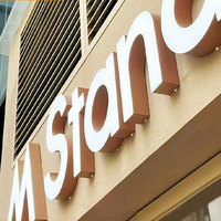 Letrero Luminoso LED RGB Personalizado para Exteriores, Letrero Comercial con Letras de Canal, Letrero con Letras Iluminadas Frontalmente