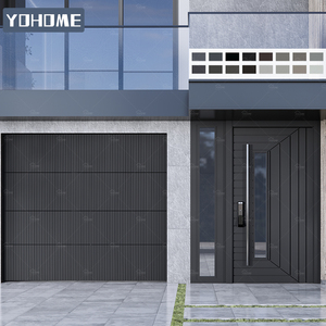 Porte de garage pliante de haute qualité, garantie US standard 5 ans, 10 <span class=keywords><strong>x</strong></span> 12 pieds, style contemporain moderne, portes de garage à enroulement rapide. - Product Image 4