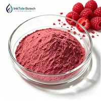 Extrait de fruit de Rubus Idaeus de qualité cosmétique professionnelle, poudre botanique naturelle pour les formules de soins du visage et de lavage corporel