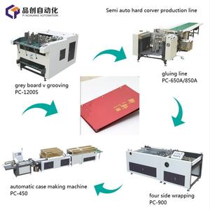 Máquina de fabricación de tapa dura, caja de teléfono con envoltura de cuatro lados, caja de reloj Creater - Product Image 2