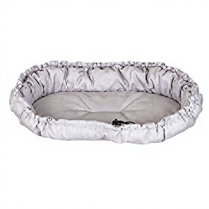 Lit pour animaux de compagnie transformable ovale moyen (textile) - Product Image 1