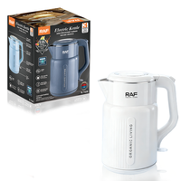 Bouilloire électrique moderne 1500W avec une capacité de 2,0L, ébullition rapide, 360° °   Base pivotante pour le bureau à domicile, la préparation du thé et du café R.7429