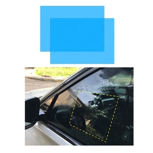 Pellicola impermeabile antiappannamento antipioggia per finestrini laterali auto trasparenti pellicole a specchio con caratteristiche antipioggia adesivo per auto - Product Image 2