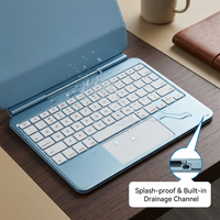 Casing Keyboard Ajaib Aluminium Alloy OEM/ODM untuk iPad Pro 11 M4/M5 dengan Penutup Magnetik dan Fitur Auto-Sleep