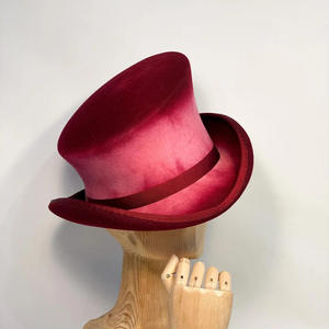 Nouveauté, chapeau Fedora en feutre de laine vintage de haute qualité, unisexe, à bord incurvé, avant-gardiste - Product Image 1