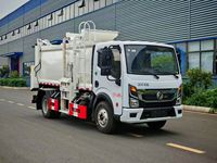 Camion compacteur de déchets alimentaires Duolika à énergie nouvelle, capacité de 8 tonnes, destiné aux exportations