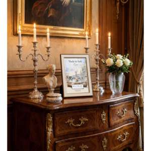 Beltrami Photo <b>Frame</b> 4x6 Real Silver Plated Made In Italy Roma Decorative <b>Picture</b> <b>Frame</b> - Product Image 2