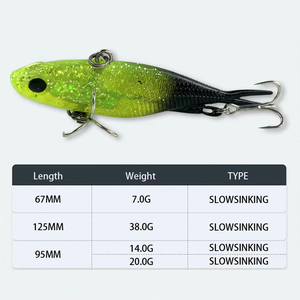 <span class=keywords><strong>Esche</strong></span> da Pesca <span class=keywords><strong>in</strong></span> PVC Morbido e <span class=keywords><strong>Silicone</strong></span> <span class=keywords><strong>per</strong></span> <span class=keywords><strong>Spigola</strong></span> e Salmone - Esca <span class=keywords><strong>per</strong></span> Trolling e Jigging a Lancio Lungo con Azione di Affondamento Lento - Product Image 1