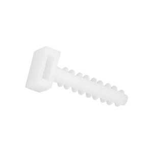 Fascette stringicavo in nylon bianco da 8 mm (confezione da 100 unità) - Product Image 1
