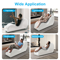 Canapé-lit en cuir PU blanc de type Dayer S avec structure en bois, Dayer-sex4, meubles pour faire l'amour, pour couple, utilisation dans le salon