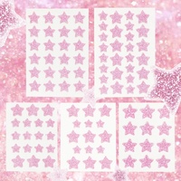 Patchs anti-acné personnalisés en forme d'étoile avec paillettes, fabricant OEM de patchs hydrocolloïdes pour boutons
