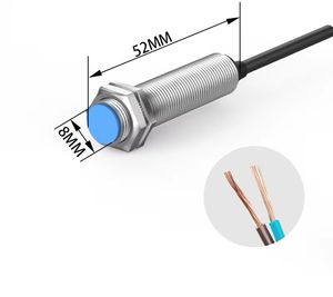 สวิตช์รีดแบบไร้สาย GTRIC M8 ซีรีส์ รีดฮอลล์เอฟเฟค 5-220V 2 สาย เซ็นเซอร์แม่เหล็กแบบรีด - Product Image 3