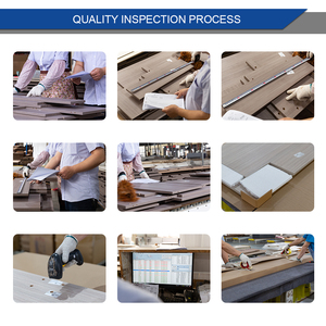 Sang trọng bền Modular tủ bếp với gỗ hiện đại và Laminate/Nhựa Countertop đá cẩm thạch đảo bảng và lưu trữ - Product Image 5