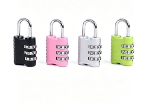 Cadenas de Gymnastique à Code 3 Chiffres, Étanche, en Alliage de Zinc, Antivol, <span class=keywords><strong>pour</strong></span> <span class=keywords><strong>Casier</strong></span> de Gym, Multicolore - Product Image 3
