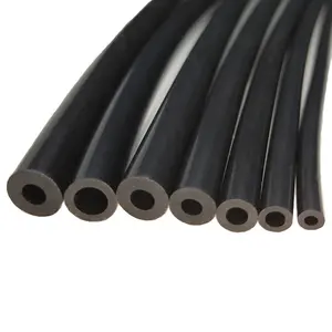 Tube en silicone souple et flexible avec isolation en carbure de platine noir, tuyau en caoutchouc de silicone noir pour équipement médical, 3mm x 6mm