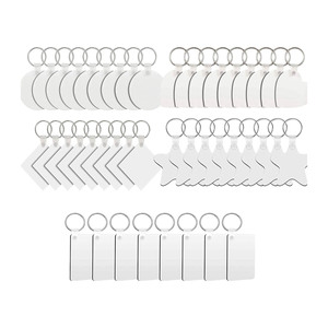 Porte-clés publicitaire personnalisé en métal, cadeau promotionnel léger, impression par transfert thermique, souvenir de luxe, porte-clés en alliage de zinc avec logo - Product Image 1