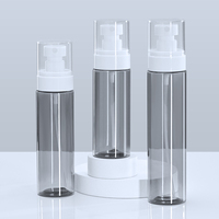 Emballage pour soins de la peau, flacon en plastique PET pour tonique cosmétique, flacon pulvérisateur en plastique à épaule plate pour parfum cosmétique 100/120 ml