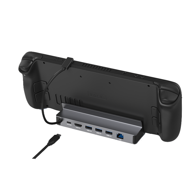 Blueendless USB C Docking Station 4K 60Hz DP HD-Compatible Gigabit Ethernet Type C Hub Adapter for Steam Deck ROG Game Console