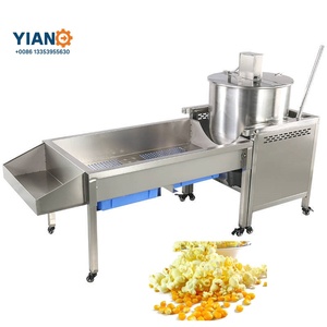 HYR Commercial Fully Automatic Popcorn Maker Industrial Pop <strong>Corn</strong> Machine Gas Heating Manual/Electric Stirring for Popcorn Making - Product Image 5