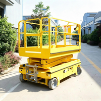 Yüksek Kaliteli Mingdaocranes Elektrikli Makaslı Platform 1000kg Kapasiteli 12m Maksimum Yükseklik Metal Konstrüksiyon İç Mekan Kullanımı İçin